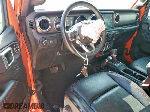 2018 Jeep Wrangler Rubicon with VIN 1C4HJXCGXJW285578, listed as a Copart auction lot 59443035 with 54,989 mi miles and Salvage title. Bid and sale history available at DreamBid. Image 8.