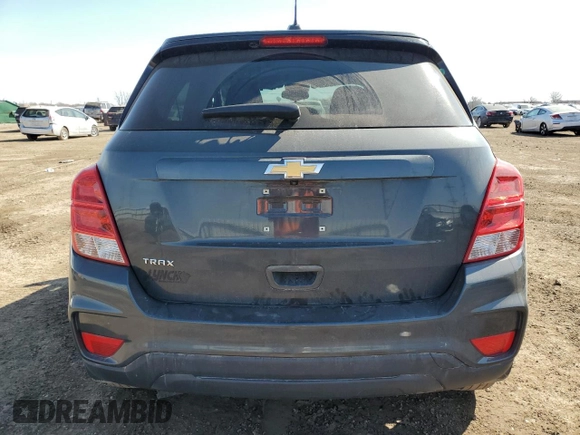 2019 Chevrolet Trax LS with VIN 3GNCJKSBXKL255143, listed as a Copart auction lot 48723885 with 79,430 mi miles and Salvage Title. Bid and sale history available at carsss.com. Image 6.