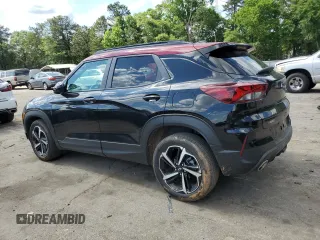 2021 Chevrolet TrailBlazer RS with VIN KL79MTSL3MB157663, listed as a Copart auction lot 55163974 with 24,296 mi miles and Salvage Title. Bid and sale history available at DreamBid. Image 2.