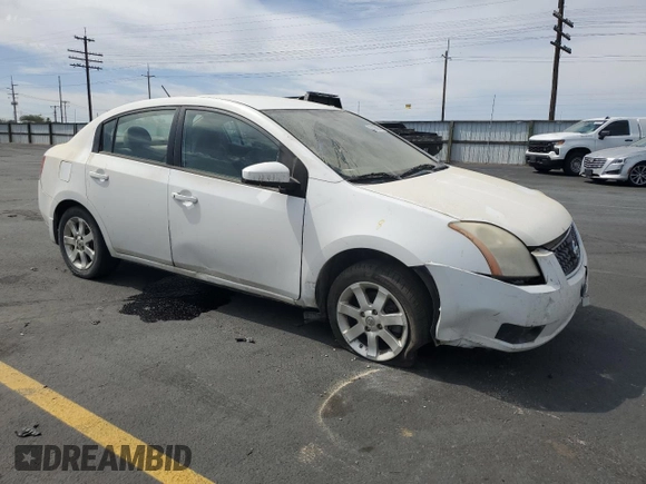 2007 Nissan Sentra S with VIN 3N1AB61E27L620022, listed as a Copart auction lot 62133085 with 204,460 mi miles and Salvage title. Bid and sale history available at DreamBid. Image 4.