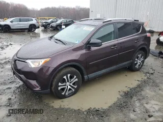 2018 Toyota RAV4 LE with VIN 2T3BFREV6JW737751, listed as a Copart auction lot 49123855 with 92,642 mi miles and Salvage Title. Bid and sale history available at DreamBid. Image 1.