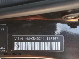 2007 Hyundai Accent GL with VIN KMHCN45C47U112467, listed as a Copart auction lot 64605364 with 236,196 mi miles and Salvage title. Bid and sale history available at DreamBid. Image 12.