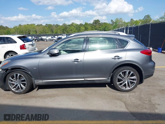 2017 Infiniti QX50 with VIN JN1BJ0RP4HM385429, listed as a IAAI auction lot 41956117 with 95,575 mi miles and . Bid and sale history available at DreamBid. Image 14.