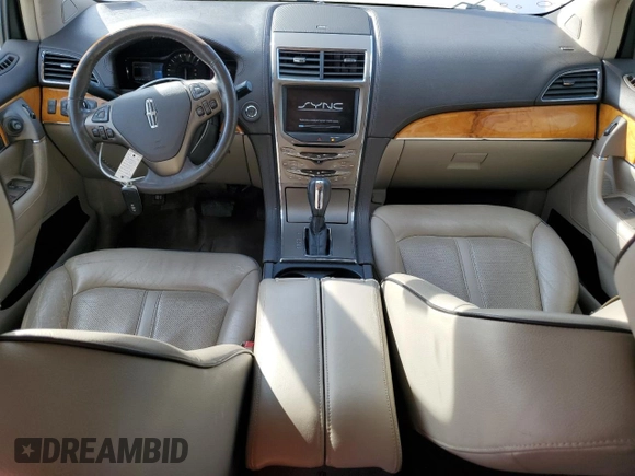 2012 Lincoln MKX with VIN 2LMDJ6JKXCBL19684, listed as a Copart auction lot 43017635 with 159,726 mi miles and Salvage Title. Bid and sale history available at carsss.com. Image 8.