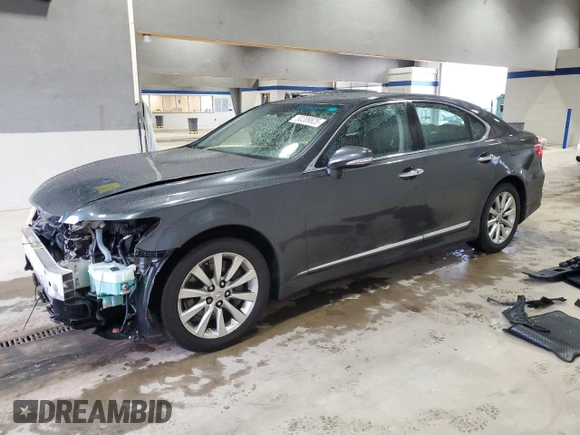 2011 Lexus LS 460 with VIN JTHCL5EF4B5012011, listed as a Copart auction lot 50209825 with 97,658 mi miles and Salvage title. Bid and sale history available at DreamBid. Image 1.