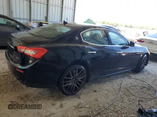 2015 Maserati Ghibli with VIN ZAM57XSA8F1129778, listed as a Copart auction lot 49164064 with 45,422 mi miles. Bid and sale history available at carsss.com. Image 3.
