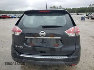 2016 Nissan Rogue S with VIN KNMAT2MT4GP709916, listed as a Copart auction lot 48661605 with 0 mi miles and Salvage Title. Bid and sale history available at carsss.com. Image 6.
