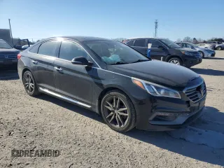 2015 Hyundai Sonata Sport z VIN 5NPE34AB0FH133454, wystawiony jako Copart lot #42343465 z przebiegiem 141 927 mil mil oraz Czysty tytuł • Clean title. Historia ofert i sprzedaży dostępna na DreamBid. Obrazek 4.