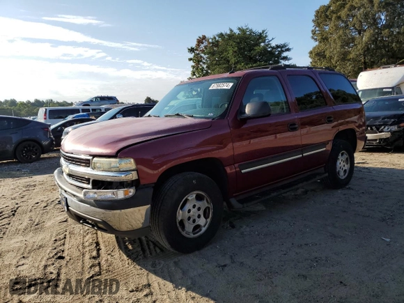 2005 Chevrolet Tahoe LS with VIN 1GNEK13TX5J159676, listed as a Copart auction lot 67982574 with 185,288 mi miles and Salvage Title. Bid and sale history available at carsss.com. Image 1.