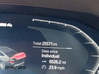 2022 BMW M4 Competition with VIN WBS33AZ04NCJ20184, listed as a IAAI auction lot 41205528 with 25,571 mi miles. Bid and sale history available at carsss.com. Image 16.