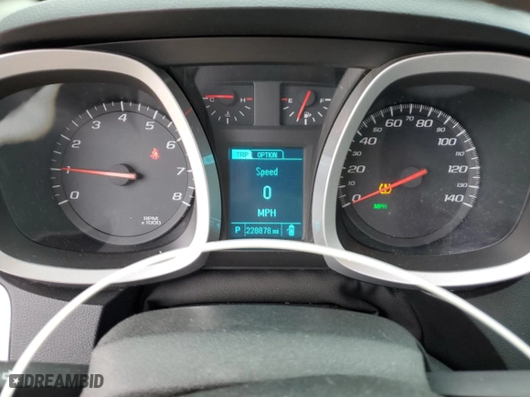 2013 Chevrolet Equinox LT with VIN 2GNALDEK0D6123721, listed as a Copart auction lot 85796854 with 228,878 mi miles and Salvage Title. Bid and sale history available at carsss.com. Image 9.