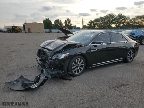 2017 Lincoln Continental Livery with VIN 1LN6L9UKXH5601881, listed as a Copart auction lot 66855244 with 162,915 mi miles and Salvage Title. Bid and sale history available at carsss.com. Image 1.