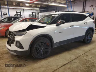 2022 Chevrolet Blazer LT z VIN 3GNKBJRS5NS164252, wystawiony jako Copart lot #42190265 z przebiegiem 27 086 mil mil oraz Szkoda całkowita • Salvage title. Historia ofert i sprzedaży dostępna na DreamBid. Obrazek 1.