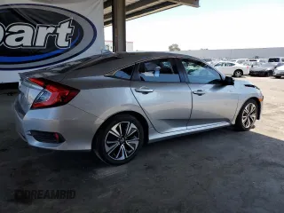 2016 Honda Civic EX-T with VIN 19XFC1F38GE222215, listed as a Copart auction lot 58805855 with 132,849 mi miles and Salvage title. Bid and sale history available at DreamBid. Image 3.