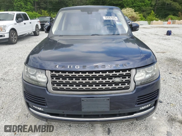 2016 Land Rover Range Rover z VIN SALGR2PF4GA288399, wystawiony jako Copart lot #54561645 z przebiegiem 79 917 mil mil oraz Tytuł czysty. Historia ofert i sprzedaży dostępna na DreamBid. Obrazek 5.