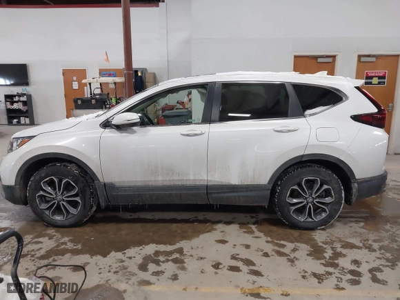 2022 Honda CR-V EX with VIN 5J6RW2H50NL003773, listed as a IAAI auction lot 41615243 with 43,818 mi miles. Bid and sale history available at carsss.com. Image 15.
