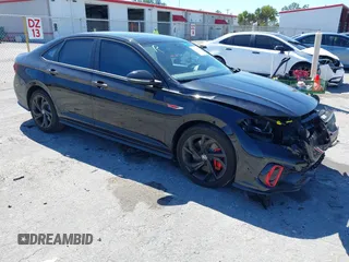 2024 Volkswagen Jetta GLI Autobahn with VIN 3VW1T7BU9RM050889, listed as a IAAI auction lot 41741652 with 5,275 mi miles and . Bid and sale history available at DreamBid. Image 1.