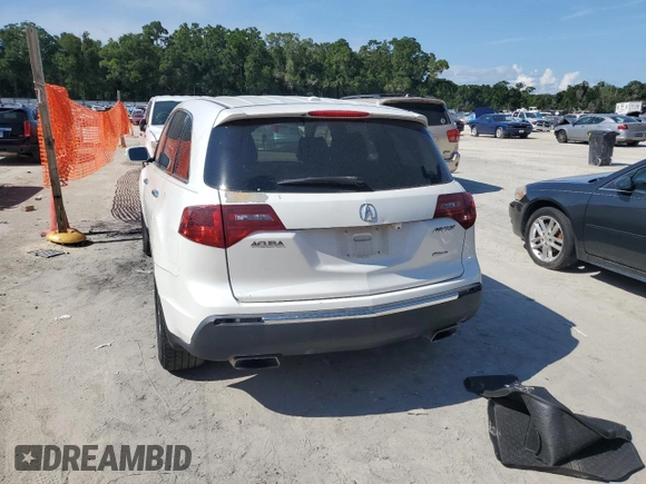 2012 Acura MDX with VIN 2HNYD2H21CH516340, listed as a Copart auction lot 61856565 with 179,873 mi miles and Clean title. Bid and sale history available at DreamBid. Image 6.