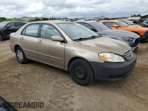 2004 Toyota Corolla CE with VIN 1NXBR32E54Z194835, listed as a Copart auction lot 52979495 with 299,999 mi miles and Clean Title. Bid and sale history available at DreamBid. Image 4.