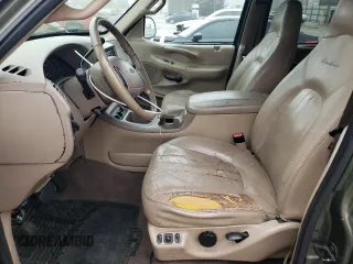 2001 Ford Expedition Eddie Bauer with VIN 1FMRU17L81LA85456, listed as a Copart auction lot 75678844 with 218,070 mi miles and Salvage title. Bid and sale history available at DreamBid. Image 7.