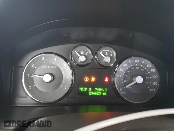 2008 Mercury Milan Premier with VIN 3MEHM08Z58R622596, listed as a Copart auction lot 43281445 with 234,623 mi miles and Salvage Title. Bid and sale history available at carsss.com. Image 9.