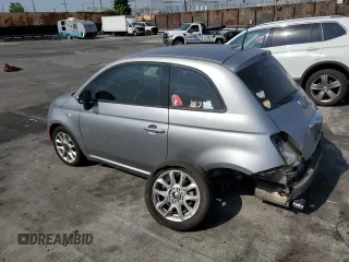 2017 FIAT 500 Pop with VIN 3C3CFFKR6HT618873, listed as a Copart auction lot 53839615 with 59,932 mi miles and Salvage Title. Bid and sale history available at carsss.com. Image 2.