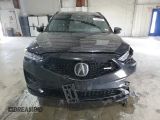 2022 Acura MDX Type S w/Advance Package with VIN 5J8YD8H88NL001985, listed as a Copart auction lot 70295564 with 35,651 mi miles and Salvage Title. Bid and sale history available at carsss.com. Image 5.