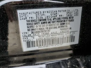 2024 Nissan Sentra S with VIN 3N1AB8BV7RY391787, listed as a Copart auction lot 48869895 with 3,429 mi miles and Salvage Title. Bid and sale history available at carsss.com. Image 14.