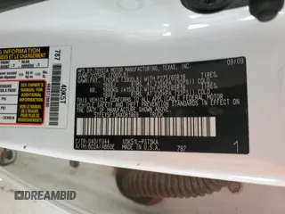 2010 Toyota Tundra with VIN 5TFEY5F13AX081869, listed as a Copart auction lot 58981615 with Not provided miles and Salvage title. Bid and sale history available at DreamBid. Image 12.