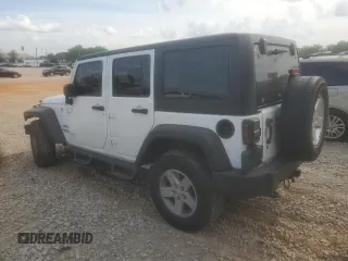 2017 Jeep Wrangler Unlimited Sport with VIN 1C4BJWDG6HL709901, listed as a Copart auction lot 55262645 with 100,887 mi miles and Salvage title. Bid and sale history available at DreamBid. Image 2.