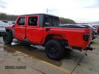 2022 Jeep Gladiator Willys with VIN 1C6HJTAG7NL167580, listed as a Copart auction lot 79895914 with 45,544 mi miles and Salvage title. Bid and sale history available at DreamBid. Image 2.