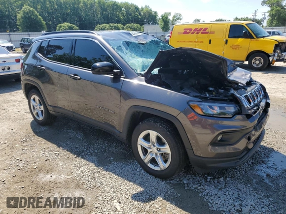 2023 Jeep Compass Latitude с VIN 3C4NJDBN0PT563629, выставлен на аукционе Copart как лот 55604875 с пробегом 80 742 миль миль и Списание • Salvage title. История ставок и продаж доступна на DreamBid. Изображение 4.