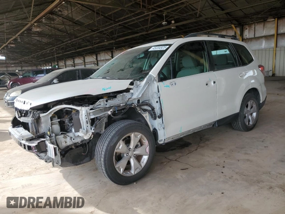 2015 Subaru Forester 2.5i with VIN JF2SJABC6FH564198, listed as a Copart auction lot 45334925 with 72,427 mi miles and Salvage Title. Bid and sale history available at carsss.com. Image 1.