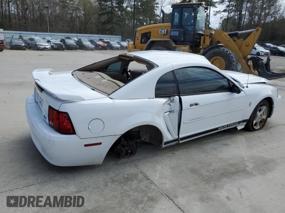 2003 Ford Mustang Standard with VIN 1FAFP40493F427703, listed as a Copart auction lot 49207945 with 0 mi miles and Salvage Title. Bid and sale history available at carsss.com. Image 3.