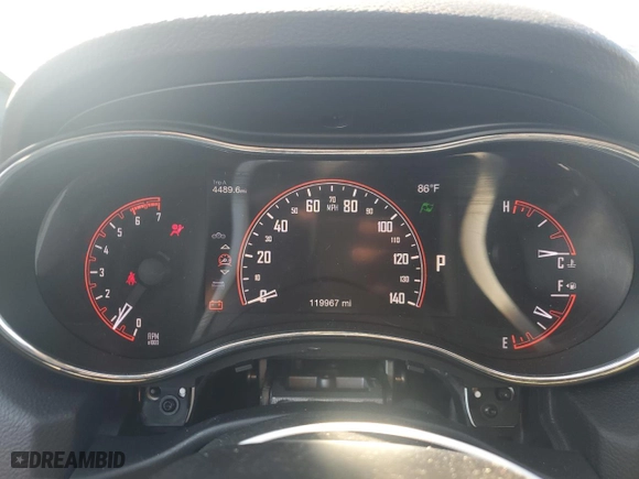 2017 Dodge Durango R/T with VIN 1C4SDHCT0HC610752, listed as a Copart auction lot 85350694 with 119,967 mi miles and Salvage Title. Bid and sale history available at carsss.com. Image 9.