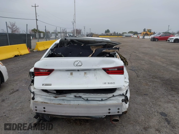 2016 Lexus IS 350 with VIN JTHBE1D28G5025798, listed as a IAAI auction lot 41140187 with Not Provided miles. Bid and sale history available at carsss.com. Image 16.