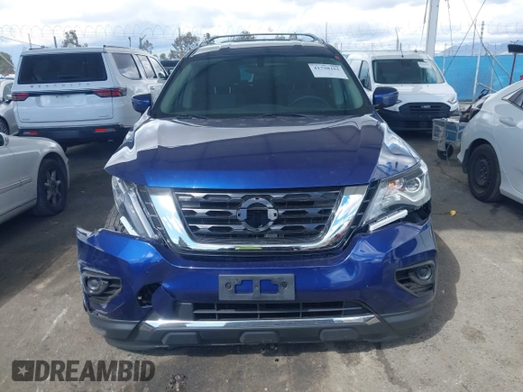 2020 Nissan Pathfinder S with VIN 5N1DR2AN0LC643623, listed as a IAAI auction lot 41798162 with 110,517 mi miles. Bid and sale history available at carsss.com. Image 12.
