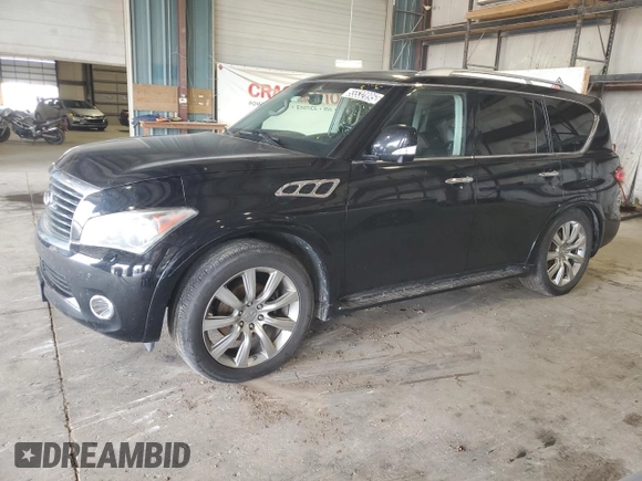 2013 Infiniti QX56 with VIN JN8AZ2NE8D9041959, listed as a Copart auction lot 55532895 with 146,540 mi miles and Clean Title. Bid and sale history available at DreamBid. Image 1.
