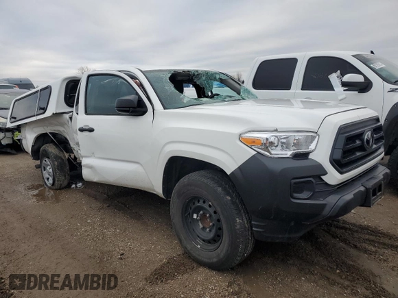 2023 Toyota Tacoma SR z VIN 3TYRX5GN6PT079381, wystawiony jako Copart lot #81633904 z przebiegiem 20 315 mil mil oraz Szkoda całkowita • Salvage title. Historia ofert i sprzedaży dostępna na DreamBid. Obrazek 4.