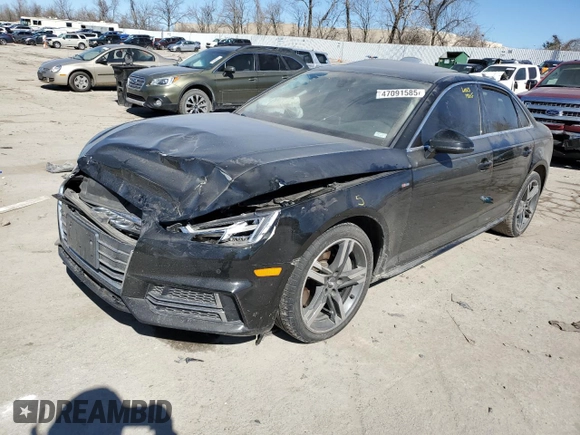 2018 Audi A4 Premium Plus с VIN WAUENAF48JN002846, выставлен на аукционе Copart как лот 47091585 с пробегом 100 286 миль миль и Списание • Salvage title. История ставок и продаж доступна на DreamBid. Изображение 1.