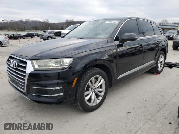 2017 Audi Q7 Premium с VIN WA1AHAF75HD039530, выставлен на аукционе Copart как лот 45452465 с пробегом 112 666 миль миль и Списание • Salvage title. История ставок и продаж доступна на DreamBid. Изображение 1.