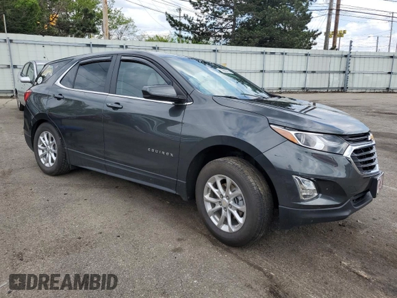 2021 Chevrolet Equinox LT z VIN 3GNAXUEV9ML371279, wystawiony jako Copart lot #55960005 z przebiegiem 54 110 mil mil oraz Szkoda całkowita • Salvage title. Historia ofert i sprzedaży dostępna na DreamBid. Obrazek 4.