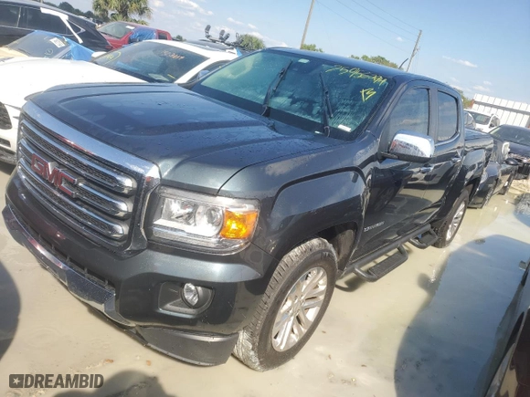 2018 GMC Canyon 2WD SLT with VIN 1GTG5DEN2J1101788, listed as a Copart auction lot 75956294 with 0 mi miles and Non Repairable. Bid and sale history available at carsss.com. Image 1.