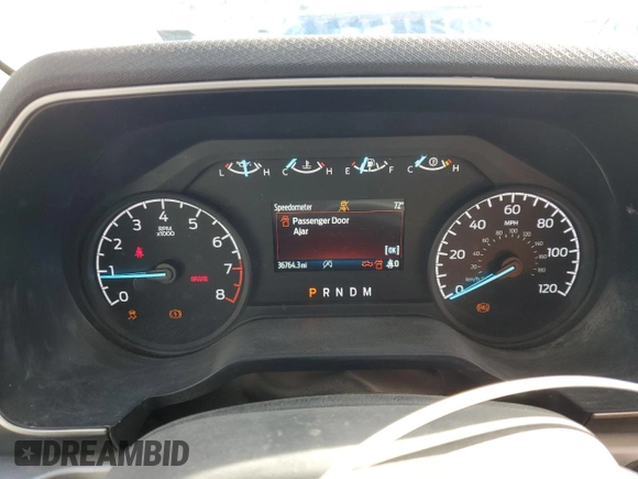 2022 Ford F-150 XL with VIN 1FTEX1EB4NKE56418, listed as a Copart auction lot 46791285 with 36,764 mi miles and Salvage title. Bid and sale history available at DreamBid. Image 9.
