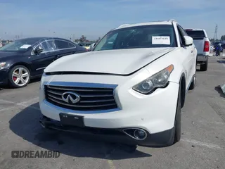 2012 Infiniti FX35 with VIN JN8AS1MU8CM122544, listed as a IAAI auction lot 41607649 with 152,415 mi miles. Bid and sale history available at carsss.com. Image 2.