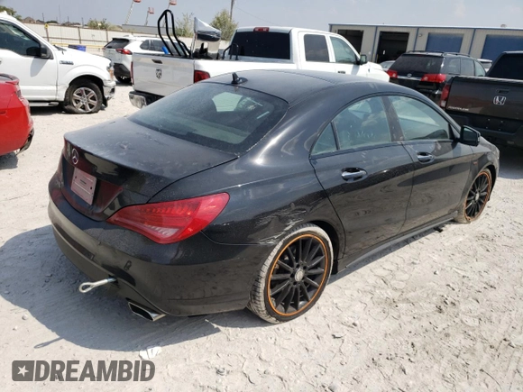 2016 Mercedes-Benz CLA 250 with VIN WDDSJ4GB9GN353859, listed as a Copart auction lot 65528093 with 87,565 mi miles and . Bid and sale history available at DreamBid. Image 3.