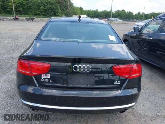 2012 Audi A8 with VIN WAURVAFD2CN002071, listed as a IAAI auction lot 42778424 with Not provided miles and . Bid and sale history available at DreamBid. Image 15.