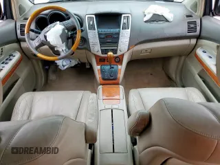 2008 Lexus RX 350 with VIN JTJGK31U080013772, listed as a Copart auction lot 53504485 with 191,417 mi miles and Salvage Title. Bid and sale history available at DreamBid. Image 8.