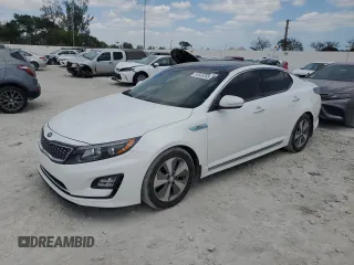 2014 Kia Optima Hybrid EX with VIN KNAGN4AD8E5073651, listed as a Copart auction lot 53533365 with 114,812 mi miles and Clean Title. Bid and sale history available at carsss.com. Image 1.