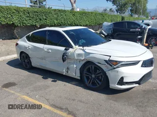 2024 Acura Integra Technology with VIN 19UDE4H65RA005514, listed as a IAAI auction lot 42375143 with 65,384 mi miles and . Bid and sale history available at DreamBid. Image 6.